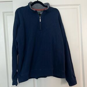 Navy Orvis Quarter Zip - XL